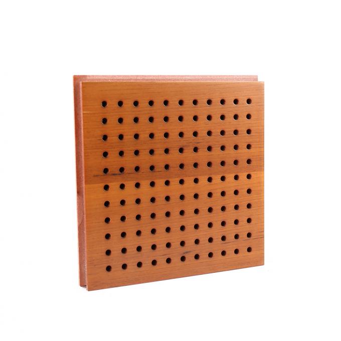 New thời trang Soundproof Wall Covering Trạm có rãnh Perforated Acoustic Gỗ Panel