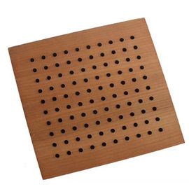 MDF Chất liệu Polyester Fiber Board Hotel Trần Perforated Acoustic Trần