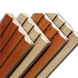 Thính giác trang trí Panel âm thanh có rãnh bằng gỗ với bề mặt Melamine