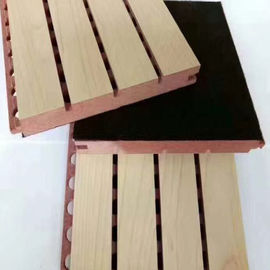 Thân thiện sinh thái Mdf Tấm cách âm / Panel bằng gỗ rãnh