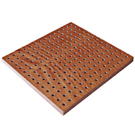 Văn phòng Perforated Wood Acoustic Panels Fireproof Absorption Âm thanh