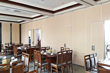 Acoustic Gỗ Folding Màn hình Phòng Divider Đối với Nhà hàng trang trí