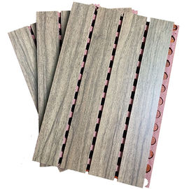 Âm thanh hấp thụ gỗ rãnh Acoustic Panel Polyester Melamine Diffuser
