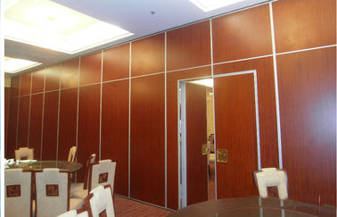 Tường ngăn cách âm thanh hoạt động bề mặt Melamine cho lớp học / khách sạn