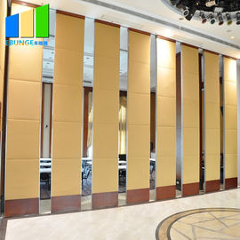 Văn phòng Khách sạn Sảnh Trang trí Tường Vách ngăn di động bằng gỗ Thiết kế cho nhà hàng