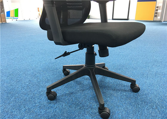Ghế điều hành có thể điều chỉnh xoay Lưng cao Ghế lưới văn phòng tiện dụng màu đen