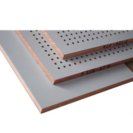 MDF Perforated Wood Acoustic Panels Phòng ghi âm Tấm hấp thụ âm thanh