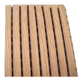 MDF Acoustic Sheets Phòng cách âm Sound Grooved Wood Acoustic Panels
