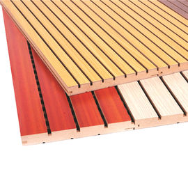 MDF Acoustic Sheets Phòng cách âm Sound Grooved Wood Acoustic Panels