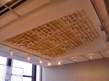 Qrd Gỗ Wall Ppaneling / Acoustic Khuếch tán Panels Điều Square Edge Điều trị