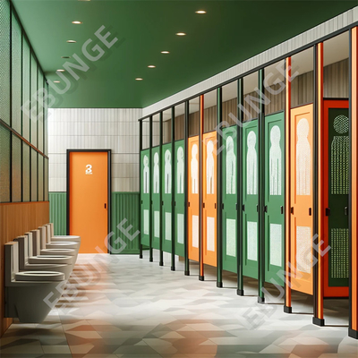 Phòng vệ sinh lớp phủ áp suất cao cho độ bền và chống trầy xước