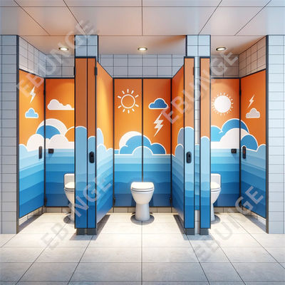 Phòng chống va chạm cao và tường phân vùng phòng vệ sinh công cộng chống cháy