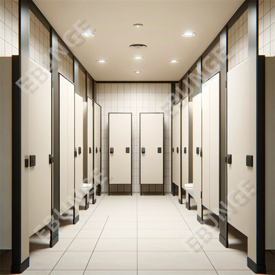 Tường ngăn nhà vệ sinh hiện đại / ngăn nhà vệ sinh với cửa trục và phần cứng thép 304