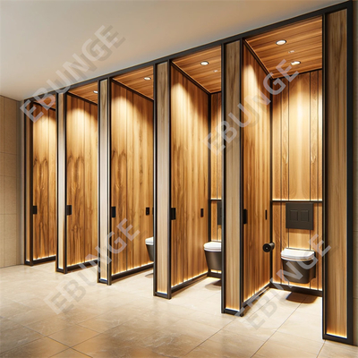 Bộ chia phòng vệ sinh hỗ trợ tường ngăn phòng tắm thương mại tùy chỉnh bền chống trầy xước và tác động