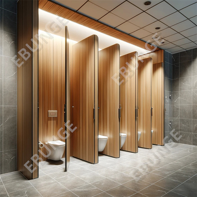 Bộ chia phòng vệ sinh hỗ trợ tường ngăn phòng tắm thương mại tùy chỉnh bền chống trầy xước và tác động