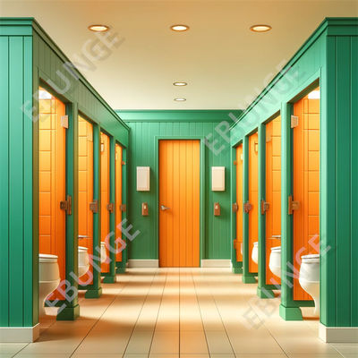 Tường phân vùng nhà vệ sinh có hiệu suất chống cháy cao với nhiều tùy chọn màu sắc và khả năng chống va chạm