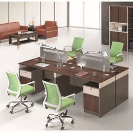 Thiết kế nội thất văn phòng Workstation Phân vùng Veneer Kết thúc Kích thước tiêu chuẩn