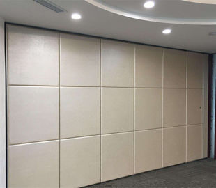 Tường phân vùng nhà hàng di động Acoustic với vải bọc bề mặt gỗ MDF