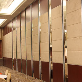 Tấm cách âm hiện đại Cửa nội thất Cửa trượt được hỗ trợ hàng đầu Phân vùng di chuyển cho khách sạn