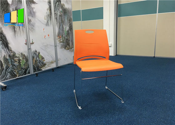 Ghế văn phòng bằng nhựa Polypropylene cho khách Ghế đào tạo có thể xếp chồng lên nhau được tùy chỉnh