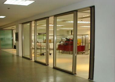 Văn phòng Folding Glass Block khối phân vùng 680/1230 Chiều rộng 2000/4500 Chiều cao